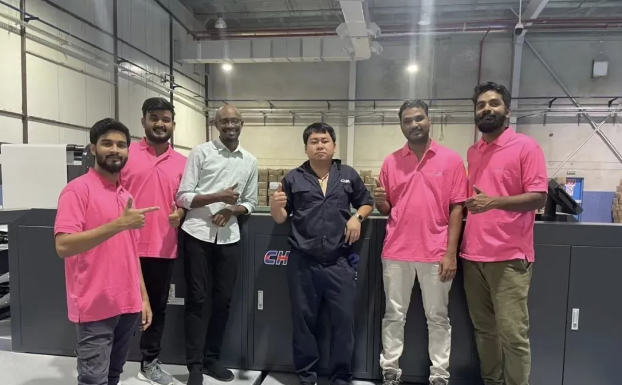 A4-2 copy paper production line was officially put into operation at the customer's site in Asia.