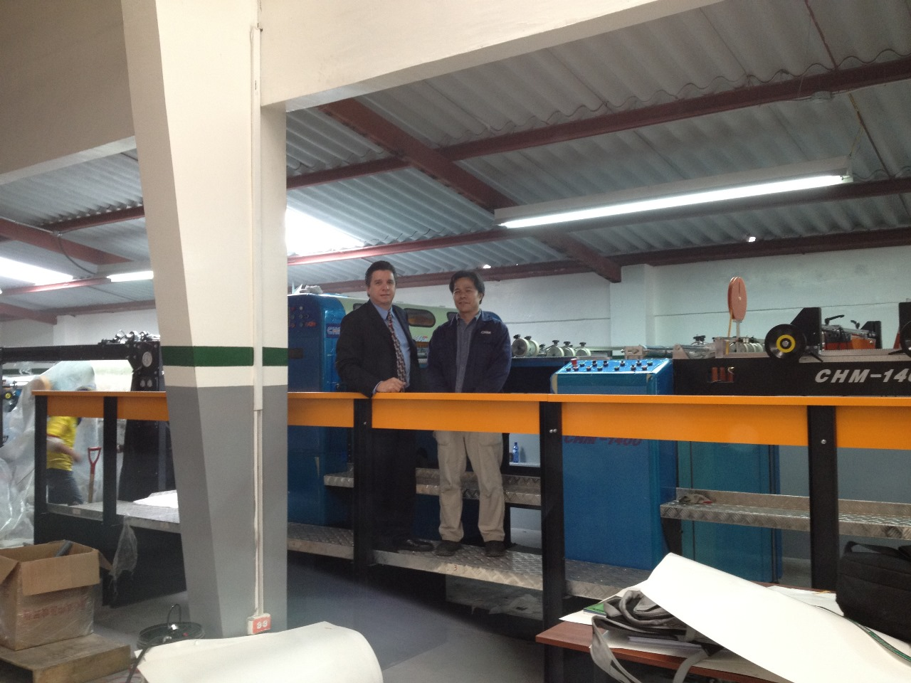 SMH paper sheeter machines have been installed and put into production at the paper factory in Ecuador. Our equipment has begun to speed up production for our customers