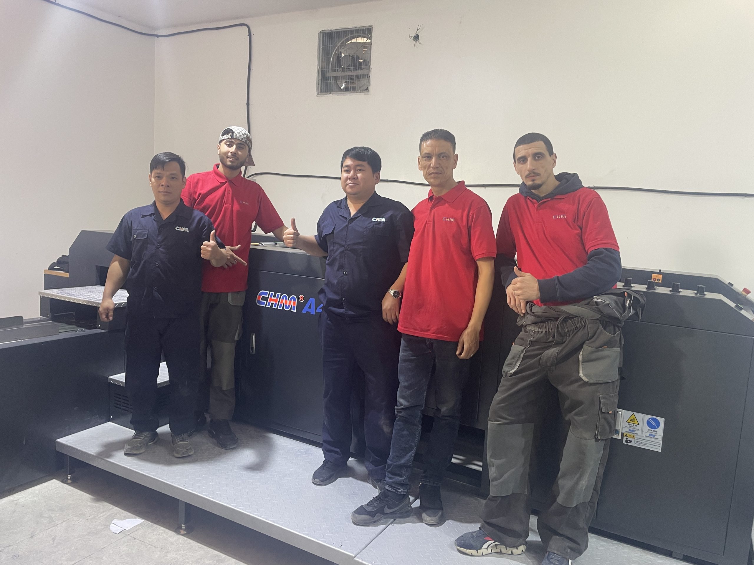 SMH's machines have been successfully installed and put into production in Algeria. The customer expressed great satisfaction with the installation service provided by our engineers and the slitting efficiency of the machine equipment.