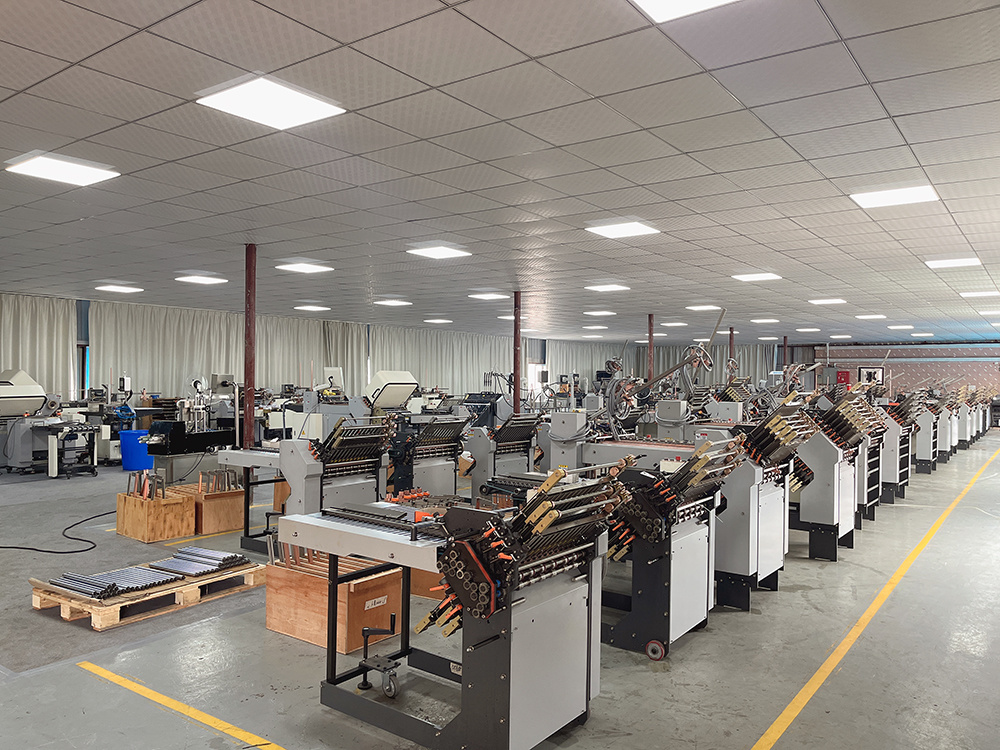 The SMH fold machine’s well-designed folding rollers